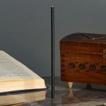 Свечи ритуальные , 18 см, 5 штук, черные