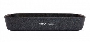 Противень антипригарный литой 33,5х22х5,5см Granit ultra blueТМ KUKMARA