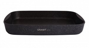 Противень антипригарный литой  33,5х22х5,5см Granit ultra original KUKMARA