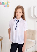 701266 Блуза шифоновая с брошью ModaLora