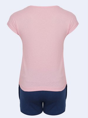 Комплект для девочки: футболка и шорты (Размер пишите в комментариях, где нет выбора )