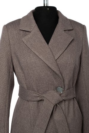 01-10611 Пальто женское демисезонное (пояс)