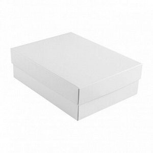 Коробка для сладостей без окна Белая, 16,5*12,5*5 см