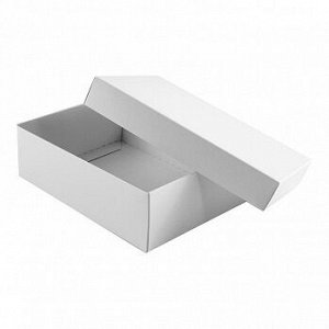 Коробка для сладостей без окна Белая, 16,5*12,5*5 см