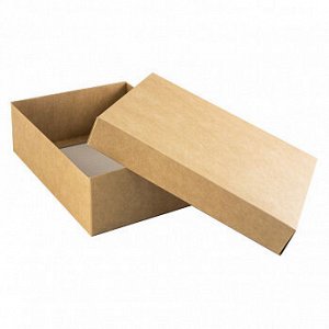 Коробка для сладостей без окна Крафт, 16,5*12,5*5 см