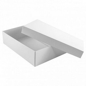 Коробка для сладостей без окна Белая, 21*15*5 см