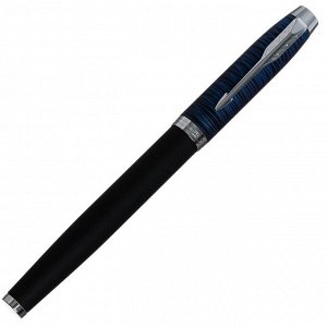 Ручка перьевая Parker IM Core 2019 SE F320 Blue Origin F, корпус из нержавеющей стали, синие чернила (2073474)