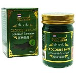 Тайский зеленый бальзам  ROYAL Thai Herb Crocodile, 50г.