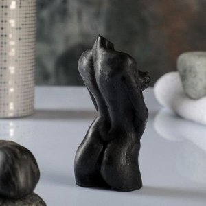 Фигурное мыло "Женское тело №2" черное, 90гр