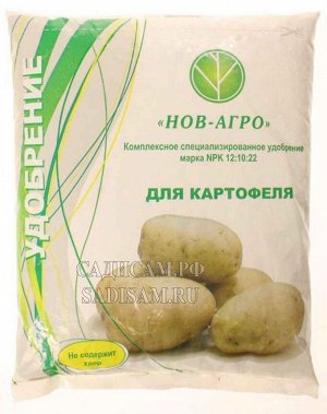 Удобрение НовАгро для Картофеля (5кг) (НовАгро) (6шт/уп) для подкормки и выращив.картофеля