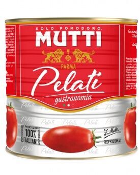 Mutti / "Томаты очищенные целые в томатном соке Gastronomia ""Мутти"" (2,500 кг) ж/б