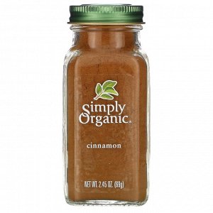 Simply Organic, корица, 69 г (2,45 унции)