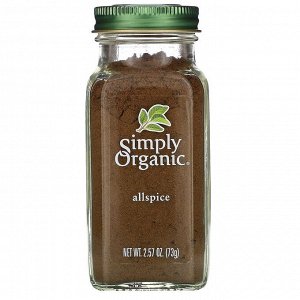 Simply Organic, Allspice, 2.57 oz (73 g)