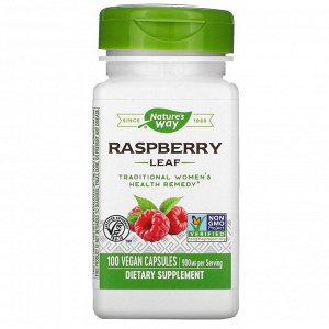 Nature's Way, Raspberry Leaf, 450 mg, 100 Vegan Capsules
