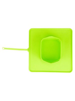 Миска SuperDesign дорожная, силиконовая, зеленая
