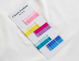 Набор разноцветных невидимок для волос, 2 упаковки