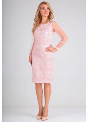 Платье Lady Line 484 розовый