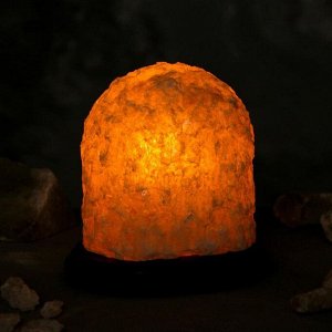 Соляная лампа "Гора малая", цельный кристалл, 15 см, 2-3 кг