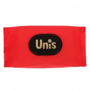 Влажные салфетки UNIS Red антибактериальные, с клапаном, 48 шт.