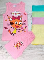 Костюм для девочки (майка+шорты) УЗБЕКИСТАН (1-2-3-4)