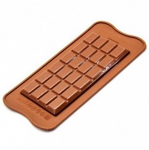Форма ИЗИ-ШОК «Шоколадная плитка» SCG36 115x77х9 мм, Silikomart, Италия