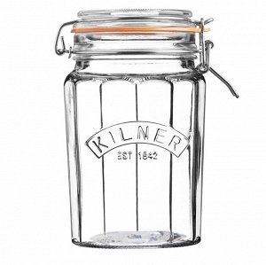 Банка гранёная Clip Top Kilner (Англия), 950 мл