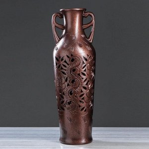 Ваза напольная "Ксения", бронза, 74 см, керамика