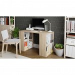 Стол письменный №8 1130х750х550Дуб Сонома/Белый ясень