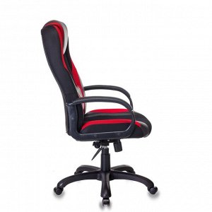 Кресло игровое  ZOMBIE 8 RED черный/красный, экокожа/ткань