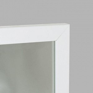 Зеркало "Оливер", напольное,  33х120 см, в белой раме