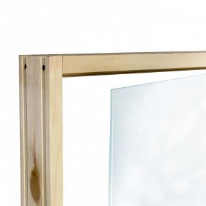 Дверь для бани и сауны стеклянная «Сатин» 190 x 70 см, 2 петли, 6 мм