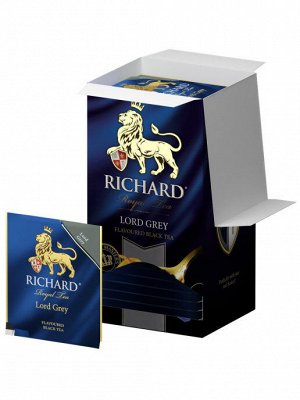 Чай Richard Lord Grey 2*25пак (1/12) черн. с бергамотом и цедрой цитрусов 610401