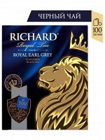Чай Richard Royal Earl Grey 2*100пак черный с бергамотом 610250/102185