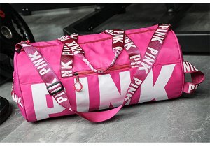 Женская спортивная сумка, надпись &quot;Pink&quot;, цвет розовый