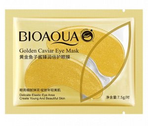 Гидрогелевые патчи для глаз с экстрактом икрыBioaqua Golden Caviar Eye Mask