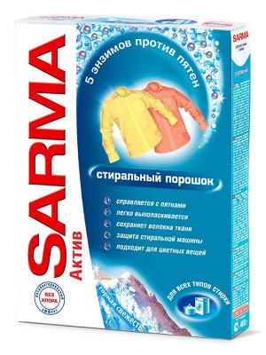 SARMA ACTIVE смс Горная свежесть 400г /22/ 01024