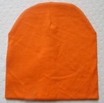 Детская шапка, цвет оранжевый