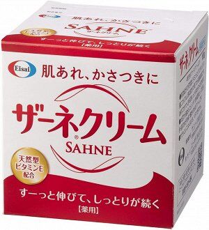 EISAI Sahne Medicated Cream - крем против сухости с натуральным витамином Е