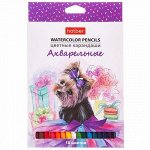 Карандаши акварельные 18цв (068406) Хатбер {Китай}
