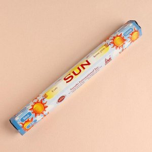 Благовония Sarathi "Солнце.Sun,", 20 палочек в упаковке, шестигранник