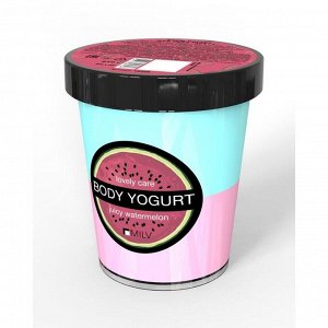 Крем-йогурт Milv «Арбуз», двухцветный, 210 г