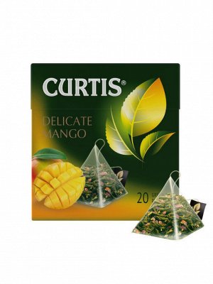 Чай Curtis Delicate Mango 1.8*20пак (1/12) пирамид. зеленый с манго 100665/102211