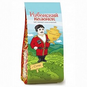 Чай черный Кубанский казачок Краснодарский 75г /40 Мацеста