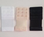 Удлинитель застежки бюстгальтера с эластичной вставкой3 крючка