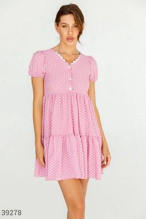 Gepur Нежное розовое платье