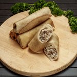 Блины с мясом и рисом