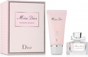 MISS DIOR  BLOOMING BOUQUET lady set (mini 5ml edt +20ml b/MILK) туалетная вода женская