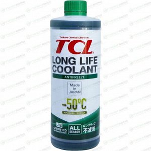 Антифриз TCL Long Life Coolant Green, LLC, зелёный, -50°C, 1л, арт. LLC33152