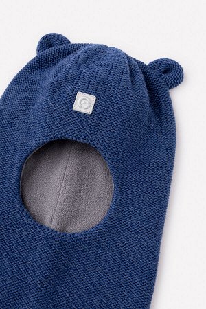 Шапка-шлем для мальчика Crockid КВ 20036/21ш синий