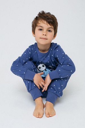 Пижама для мальчика Crockid К 1512 ночное небо на ультрамарине